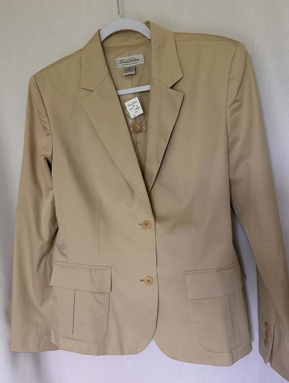 Brooks Brothers Beige Women's Blazer